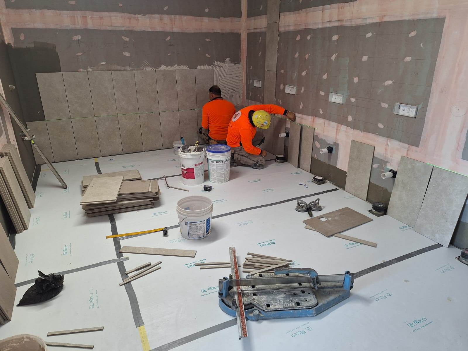 wall tiling by jar group tiling